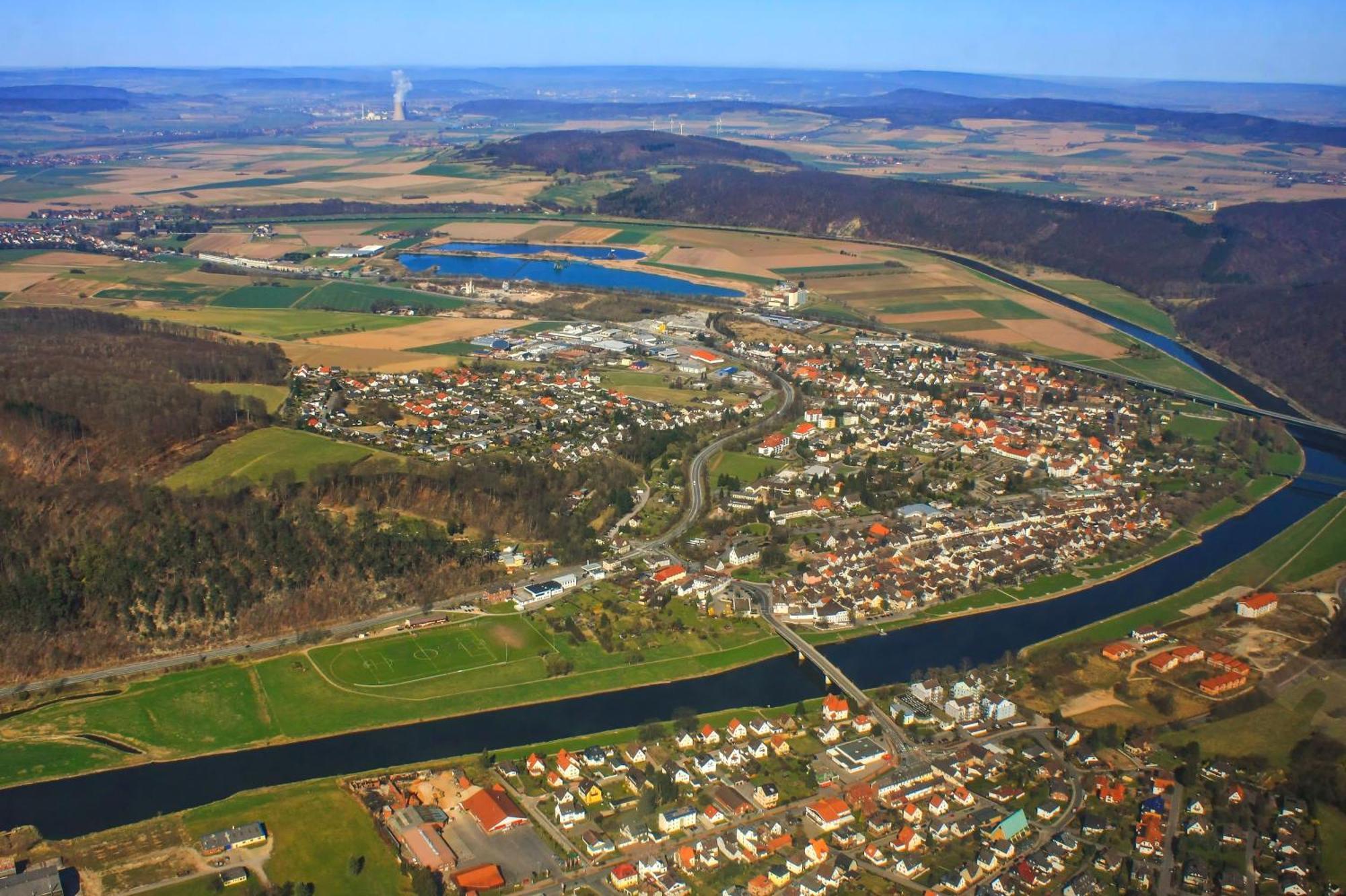 Ferienwohnungen Am Weserstrand Боденвердер Экстерьер фото